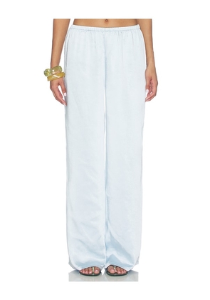SNDYS Molly Pant in Baby Blue. Size L. Also in XXS, XS, S, M, XL, XXL.