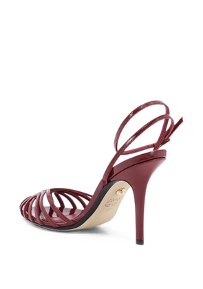 Alevì Blake patent leather sandals - Red