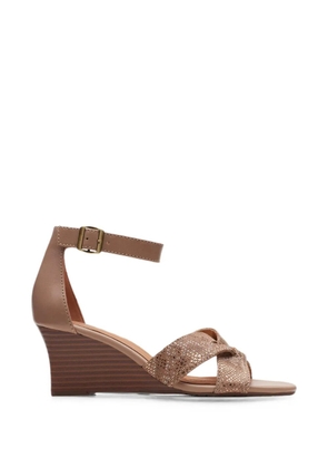 Clarks Originals Cielo Charm wedge sandals - Neutrals