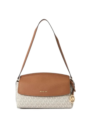 Michael Kors monogram-print shoulder bag - Neutrals