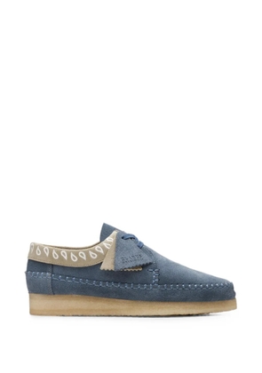 Clarks Originals Weaver whipstitch lace-up Derby shoes - Blue