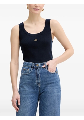 LUISA SPAGNOLI Cucirino ribbed-knit tank top - Blue
