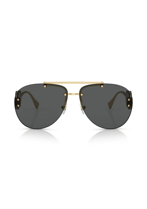 Versace Eyewear Medusa Head pilot-frame sunglasses - Gold