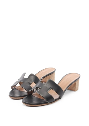 Hermès Pre-Owned 2000s Oasis mule sandals - Black