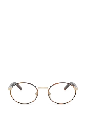 Prada Eyewear round-frame glasses - Brown