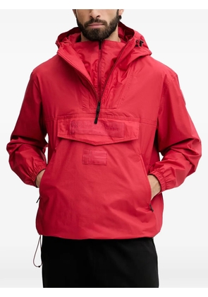 Napapijri Rainforest Next Summer logo-patch hooded jacket - Red