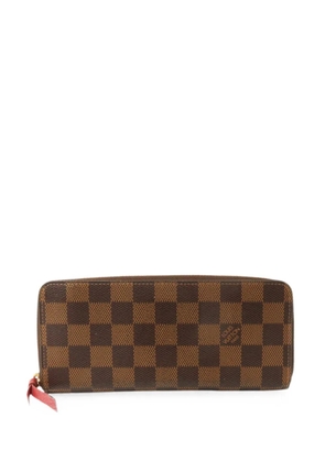 Louis Vuitton Pre-Owned Damier Ebene Clemence wallet - Brown