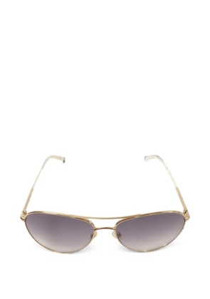 Christian Dior Pre-Owned pilot sunglasses - Gold