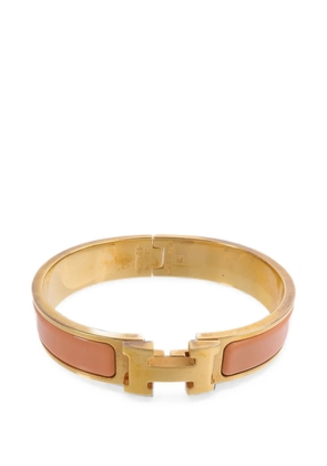 Hermès Pre-Owned Clic-H enamel bracelet - Gold