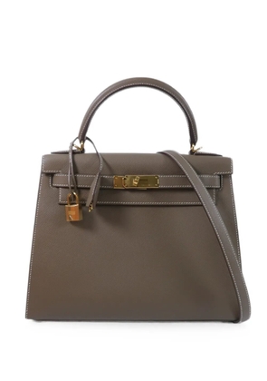 Hermès Pre-Owned Kelly 28 two-way handbag - Brown