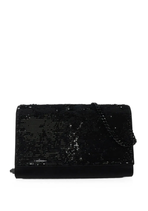Saint Laurent Pre-Owned sequin-embellished shoulder bag - Black