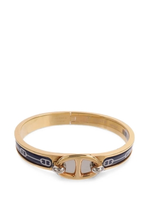 Hermès Pre-Owned Mini Clic Chaine d'Ancre enamel bracelet - Gold