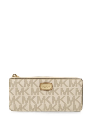 Michael Kors Vintage monogram-pattern wallet - Neutrals