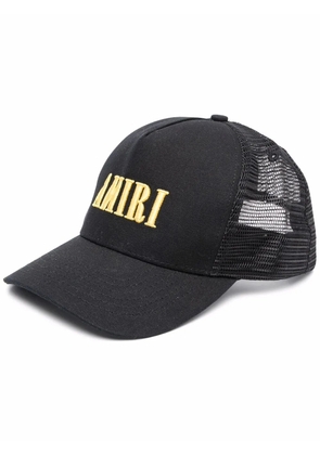 AMIRI Trucker logo-embroidered baseball cap - Black