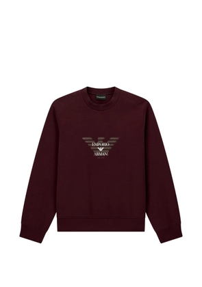 Emporio Armani logo-print sweatshirt - Red