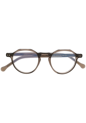 Lesca Icon 21 round frame glasses - Grey