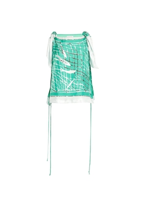 Altuzarra Siggi graphic-print top - Green