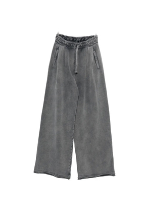 Haikure faded wide-leg track pants - Grey