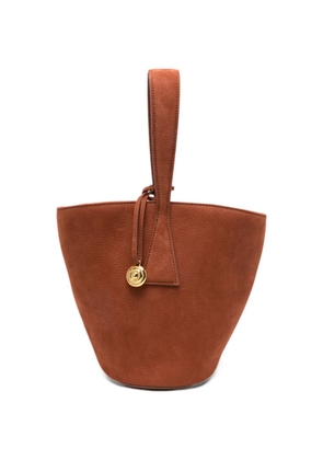 Liffner small leather bucket bag - Neutrals