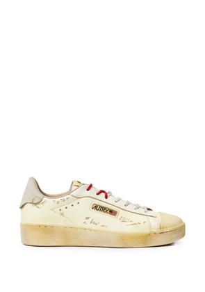 Autry Dallas leather sneakers - Neutrals