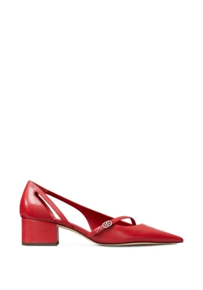 Tory Burch Double T buckle D'Orsay pumps - Red