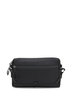 BOSS logo-print bag - Black