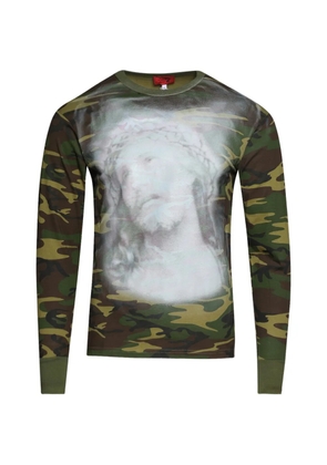 LA MASKARADE Miami camouflage-print T-shirt - Green