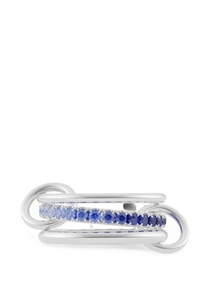 Spinelli Kilcollin Petunia blue sapphire ring - Silver