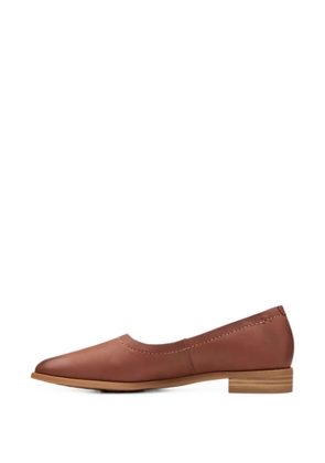 Clarks Originals Pure Walk leather flat pumps - Brown