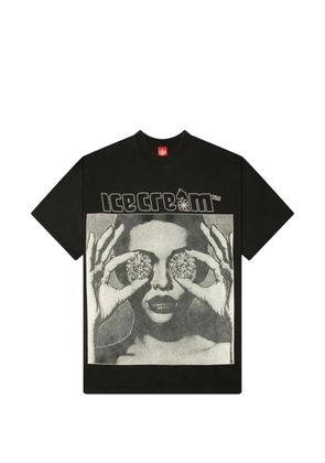 ICECREAM graphic-print T-shirt - Black