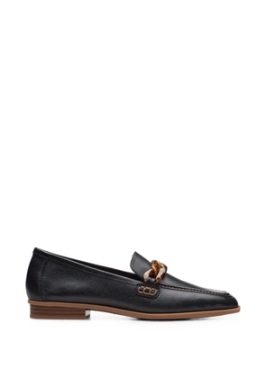 Clarks Originals Sarafyna Iris chain-link leather loafers - Black
