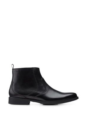 Clarks Originals Whiddon Zip leather ankle boots - Black