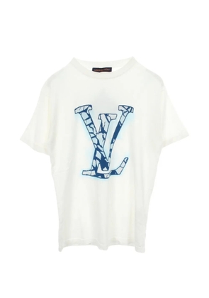 Louis Vuitton Pre-Owned 2010s Ski logo T-shirt - White
