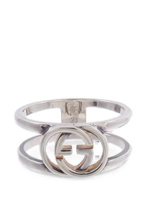 Gucci Pre-Owned Interlocking G open ring - Silver