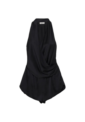 Simkhai Halia draped romper - Black