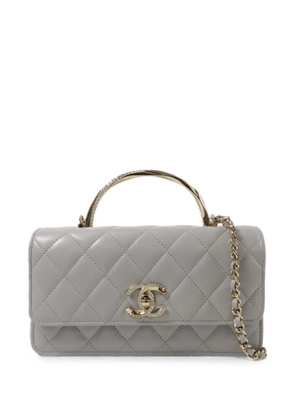 CHANEL Pre-Owned CC turn-lock shoulder bag - Grey
