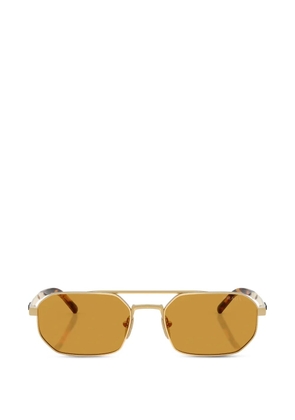 Prada Eyewear geometric-frame sunglasses - Gold