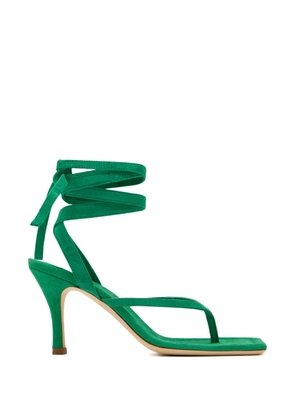 Christopher Esber Frida tie square-toe sandals - Green