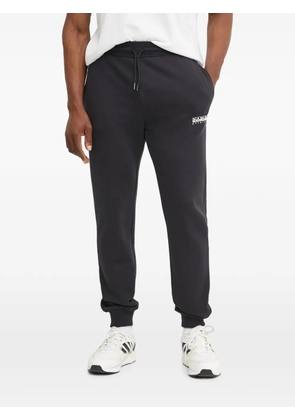 Napapijri logo-print drawstring track pants - Black