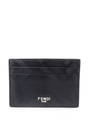 Fendi Pre-Owned FF logo card case - Black