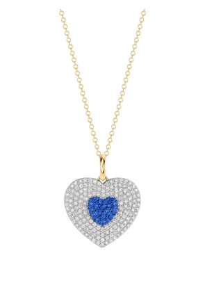 PHILLIPS HOUSE Infinity Heartbeat sapphire and diamond necklace - Gold