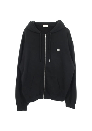 Celine Pre-Owned 2010s Triomphe embroidery hoodie - Black