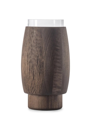 Zanat Vaza hand-grooved vase - Brown