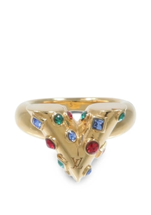 Louis Vuitton Pre-Owned Essential V Planete ring - Gold