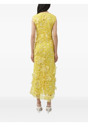 Simkhai Dahlia lace midi dress - Yellow