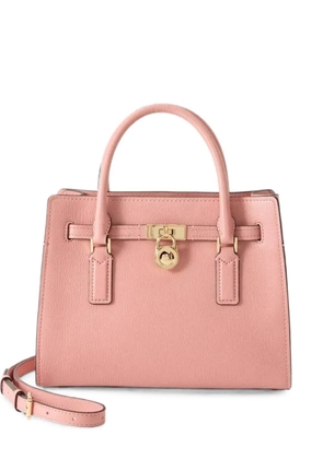 Michael Kors padlock-detail leather tote bag - Pink