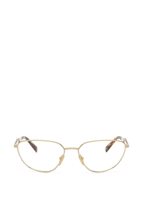 Prada Eyewear cat-eye frame glasses - Gold