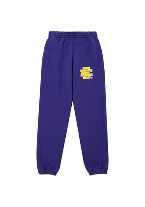 ERIC EMANUEL logo-print track pants - Purple