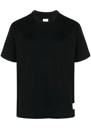 Emporio Armani logo-patch cotton T-shirt - Black