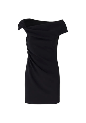 PINKO off-shoulder draped dress - Black